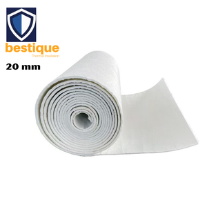 20 mm 650 ° Couverture isolante en aérogel C ≤0,017W/mK, ignifuge, ultra-basse conductivité thermique, classe A, pour tuyaux, fours et réacteurs - Product Image 1