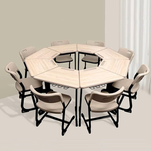 Bureaux et chaises universitaires ensemble scolaire pour chambre à coucher salon hôpital et bureau à domicile polyvalent autre mobilier scolaire - Product Image 6