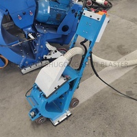12 mois de garantie Sortie d'usine monophasé mini bon marché 8 pouces 110v /230v monophasé shot blaster
