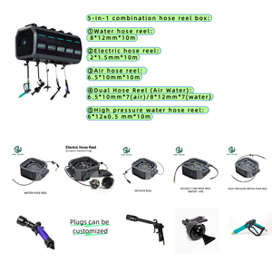 Paquete Completo de Equipamiento para Estudio de Detallado de Autos: Lavadora de Alta Presión, Mezclador de Líquido, Enrollador de Manguera, Aspiradora y Piso Antideslizante - Product Image 2