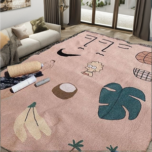 Manta de Viaje y Camping Jacquard Tejida Personalizada al por Mayor, Toalla Americana con Patrón Geométrico, Secado Rápido y Ecológica - Product Image 2