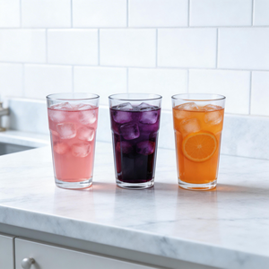 Verres à bière compatibles congélateur et lave-vaisselle, verres à pinte, verres à bière, verres à thé glacé, verres à cola, verres à soda pour boissons froides - Product Image 3