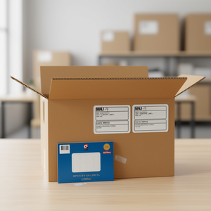 MNJ Self Adhesive Labels 83x71mm 12Pcs Packaging Stickers - Product Image 2