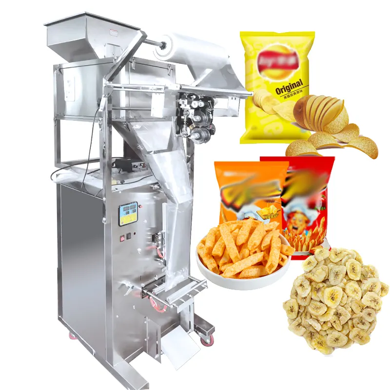 Máquina De Embalagem Multifuncional 1000g Máquina De Selar Amendoim Nozes Biscuit Pipoca Batata Chips Máquina De Embalagem