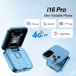 Teléfono Móvil Plegable 2026 I16Pro 4G Mini, Marcación Rápida, Lista Negra, Linterna, Grabación <span class=keywords><strong>de</strong></span> Llamadas, Doble SIM, Voz Mágica - Product Image 3