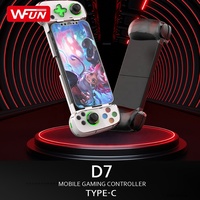 Controlador DE JUEGOS DE TELÉFONO Gamepad D7 Controlador de juegos de estiramiento inalámbrico Gamepad Móvil para Joystick Android IOS para juegos en la nube