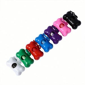 Dispensador de Bolsas para Desechos de Perros con Forma de Hueso, Juego de Soporte para Bolsas Gruesas para Excrementos de Mascotas para Paseos al Aire Libre, con Anclaje para Correa y Regalos Promocionales - Product Image 3