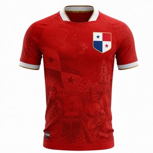 Conjunto <span class=keywords><strong>de</strong></span> Camiseta <span class=keywords><strong>de</strong></span> Fútbol Personalizada al por Mayor <span class=keywords><strong>de</strong></span> China para Niños, Equipación <span class=keywords><strong>de</strong></span> Fútbol <span class=keywords><strong>de</strong></span> Panamá (Local, Visitante, Tercera) 2021 <span class=keywords><strong>2022</strong></span> 2026 - Product Image 2