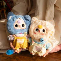 Mignon trois bébé chat PVC peluche poupée à la mode placard série aveugle boîte jouer pendentif cadeau
