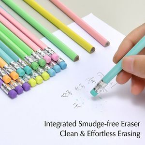 <span class=keywords><strong>Crayon</strong></span> standard en plastique noir HB personnalisé 2025, modèle QX-B011, emballage en vrac, fabriqué en Chine pour un usage commercial et promotionnel - Product Image 3