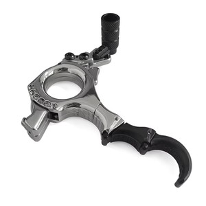 Disparador de Flechas de Alta Calidad, Placa Metálica de Latón, Dispensador de <span class=keywords><strong>3</strong></span> o 4 Dedos Intercambiables, Accesorio Práctico para Tiro con Arco - Product Image 4