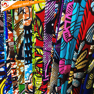 Tissu imprimé en coton véritable 100% style africain Bénin, couleurs vives, pierres Shibbing, tissu batik Chiganvy, vêtements Ankara - Product Image 4