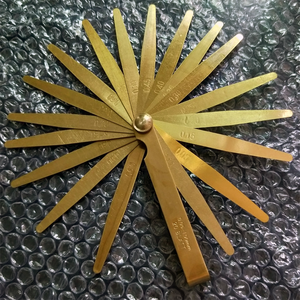 अच्छी गुणवत्ता पीतल मूंछ गेजिस 100mm लंबाई पीतल खाई गेज <span class=keywords><strong>20</strong></span> ब्लेड/सेट - Product Image 6