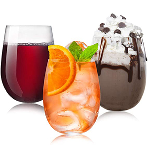 Copas de Vino Personalizadas al por Mayor, Reutilizables, de Plástico, para Brindis, sin Tallo - Product Image 6