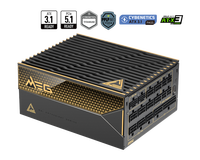 Alimentation électrique modulaire complète MSI MEG Ai1600T PCIE5 ATX3.0 DC, alimentation électrique de classe Gold 1600W pour ordinateur de bureau de jeu