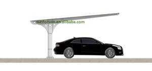 Hệ thống hợp kim nhôm và thép carbon gắn năng lượng mặt trời một hàng thiết kế tiết kiệm không gian nhỏ gọn, dễ dàng tiếp cận xe - Product Image 3