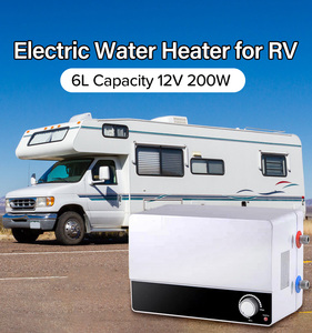 Chauffe-eau électrique portable, 200w, douche, 15l, 12v, pour camping-car, système d'eau chaude - Product Image 6
