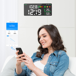Détecteur de dioxyde de carbone <span class=keywords><strong>mural</strong></span> Wifi Dm165, testeur de bruit avec thermomètre et hygromètre pour chambre à coucher, salle de classe, bureau - Product Image 4
