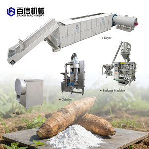 Vente chaude Ligne de traitement de farine de manioc Production complète avec machine de séchage et de traitement pour l'industrie alimentaire - Product Image 1