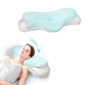 Almohada Ergonómica Personalizable con Forma de Ola para Dormir, Almohada <span class=keywords><strong>Cervical</strong></span> con Contorno, Almohada de Espuma Viscoelástica - Product Image 1