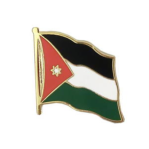 Broche de Aleación Personalizado con Forma de Bandera y Cierre de Mariposa para Actividades - Product Image 4