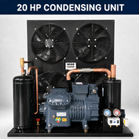 Unité intérieure - Équipement de réfrigération à air pour chambre froide, unités de condensation à échange thermique, moteur semi-hermétique haute performance 20HP 28000W