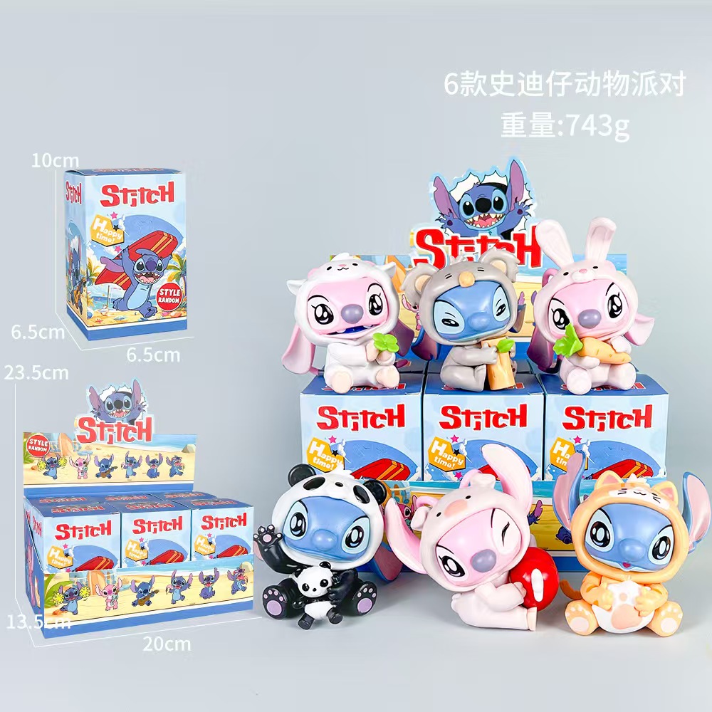 Punto festa animale/6 pezzi