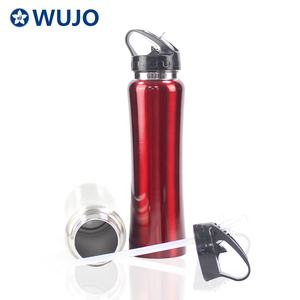 WUJO Manufacturer 750ml New Design Cheap Free Sample Purple Single Wall Vacuum <strong>Cup</strong> Stainless Steel Termo De Agua - Product Image 2