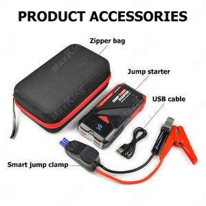 Arrancador de Coches <span class=keywords><strong>Tres</strong></span> en Uno, Capacidad de Batería de 10000 mAh, Corriente de Arranque Máxima de 700 A, Corriente de Arranque de 1400 A, Bolsa de Transporte, Luz LED para Camiones y Motocicletas - Product Image 3