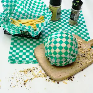 Deli Wrap Sandwich Burger Wikkel Snelle Bijen Was Bakplaten Voedselveilig Weefsel Vetvrij Papier Jumbo Rol