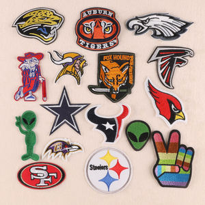 Parches bordados con el logotipo del Club de fútbol Americano Deportivo de gran oferta para <span class=keywords><strong>ropa</strong></span> de Jersey - Product Image 6