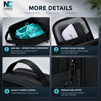 Sac à chaussures promotionnel personnalisé avec logo, pochette à chaussures de sport imperméable et respirante pour la gym et les voyages