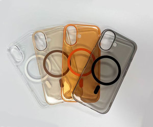 Funda Transparente para Teléfono Móvil de PC en Negro Cristal, con Diseño Antigolpes y Función Magnética - Product Image 5