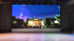 Écran d'affichage LED intérieur GOB P1.538 personnalisable en usine, mur vidéo LED publicitaire, panneau LED en aluminium moulé sous pression 640*480mm - Product Image 2