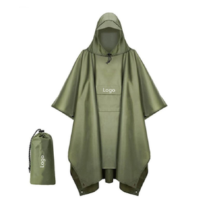 Di alta qualità con cappuccio pioggia Poncho impermeabile in poliestere giacca impermeabile per gli uomini <span class=keywords><strong>donne</strong></span> alla moda arrampicata all'aperto campeggio escursioni - Product Image 4