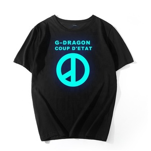 Di Vendita caldo T-Shirt Luminosa di Notte di Illuminazione di <span class=keywords><strong>Cotone</strong></span> Nero di Modo LED Flash Tee Shirts Divertente Attività Vestiti - Product Image 3