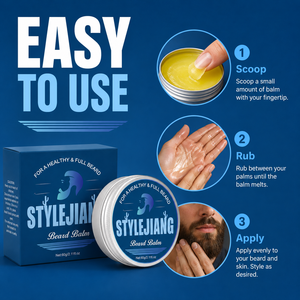 Baume à barbe hydratant et adoucissant sous marque privée, conditionneur à barbe personnalisé pour l'entretien quotidien de la barbe et de la moustache - Product Image 6