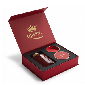Custom Logo Luxury Magnetic Rigid Red Candle Jar <b>Box</b> Recyclable Gift Paperboard Packaging <b>Box</b> With Magnet Lid - Product Image 1