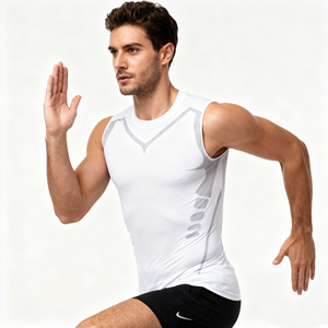 T-shirt de sport pour homme de haute qualité, vêtements de sport pour la musculation, vêtements de sport pour la course à pied, débardeur athlétique sans manches pour homme - Product Image 3