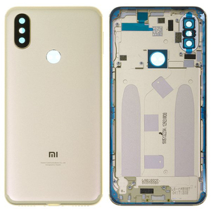 Cover Posteriore per Mi A2 Mi6X, Scocca Sostitutiva in Materiale ABS Dorato - Product Image 1