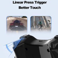 Controlador de juegos inalámbrico para consola de juegos X360 Soporte de vibración dual Control remoto recargable Turbo Repeat para PC Android Box