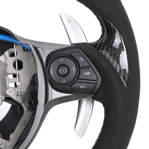 Con palanca de cambios GR 86 medio volante de fibra de carbono Alcantara para Toyota 86 GR86 ZN6 <span class=keywords><strong>GT86</strong></span> Subaru BRZ ZC6 FRS <span class=keywords><strong>Yaris</strong></span> - Product Image 4