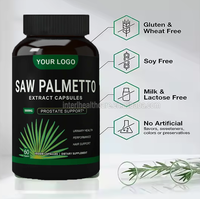 Ausreson Gélules d'extrait de Palmier Nain pour la Santé de la Prostate, Suppléments Herbacés Biologiques Naturels en Vrac, 100 Gélules de Palmier Nain de 500mg