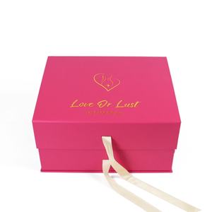 Personalized Luxury Cardboard Wig Packaging Box UV Coating Embossing Sponge Liner Eco-friendly Rigid Boxes T-shirt Packaging - Product Image 5