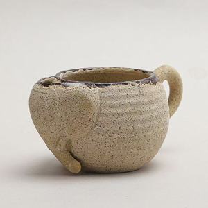 M 280ml 9oz creativo <span class=keywords><strong>riccio</strong></span> tazza di elefante con manico in legno animale ceramica tazza da caffè casa tazze da tè regali carini - Product Image 5