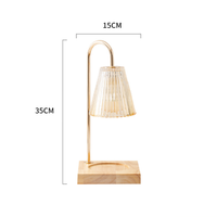 Diffuseur d'arômes sans flamme de luxe abordable, chauffe-cire en verre, lampe à bougie d'ambiance pour chambre à coucher, pour huiles essentielles