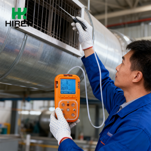 เครื่องตรวจจับก๊าซหลายชนิดแบบพกพา 4-in-1 ยี่ห้อ HIREP ราคาโรงงาน พร้อมเซ็นเซอร์ตรวจจับ O2 CO SOX ระบบแจ้งเตือนการรั่วไหล มาตรฐาน IP66 ปลอดภัยตามมาตรฐาน Intrinsic Safety - Product Image 2