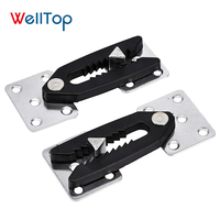 Connecteur de canapé modulaire en métal argenté Sf-035, connecteur de canapé, support de fixation, clip alligator, connecteur de meubles