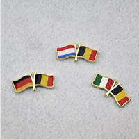 Mode logo personnalisé irakien Palestine Koweït souvenir drapeau insigne en métal broche broche