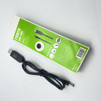 Cable Convertidor USB de Alimentación Mejorado con Luces LED, de 5V a 9V/12V CC para Banco de Energía/Router/Módem Óptico